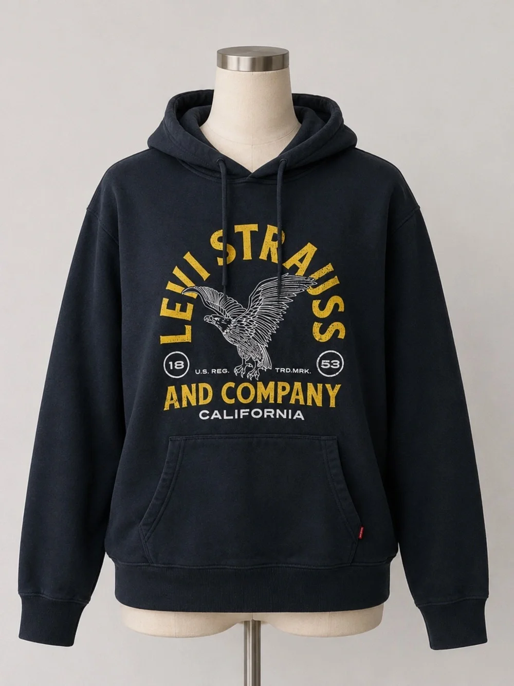 Levi's Hoodie Graphic Pullover Hooded Sweatshirt Size XL